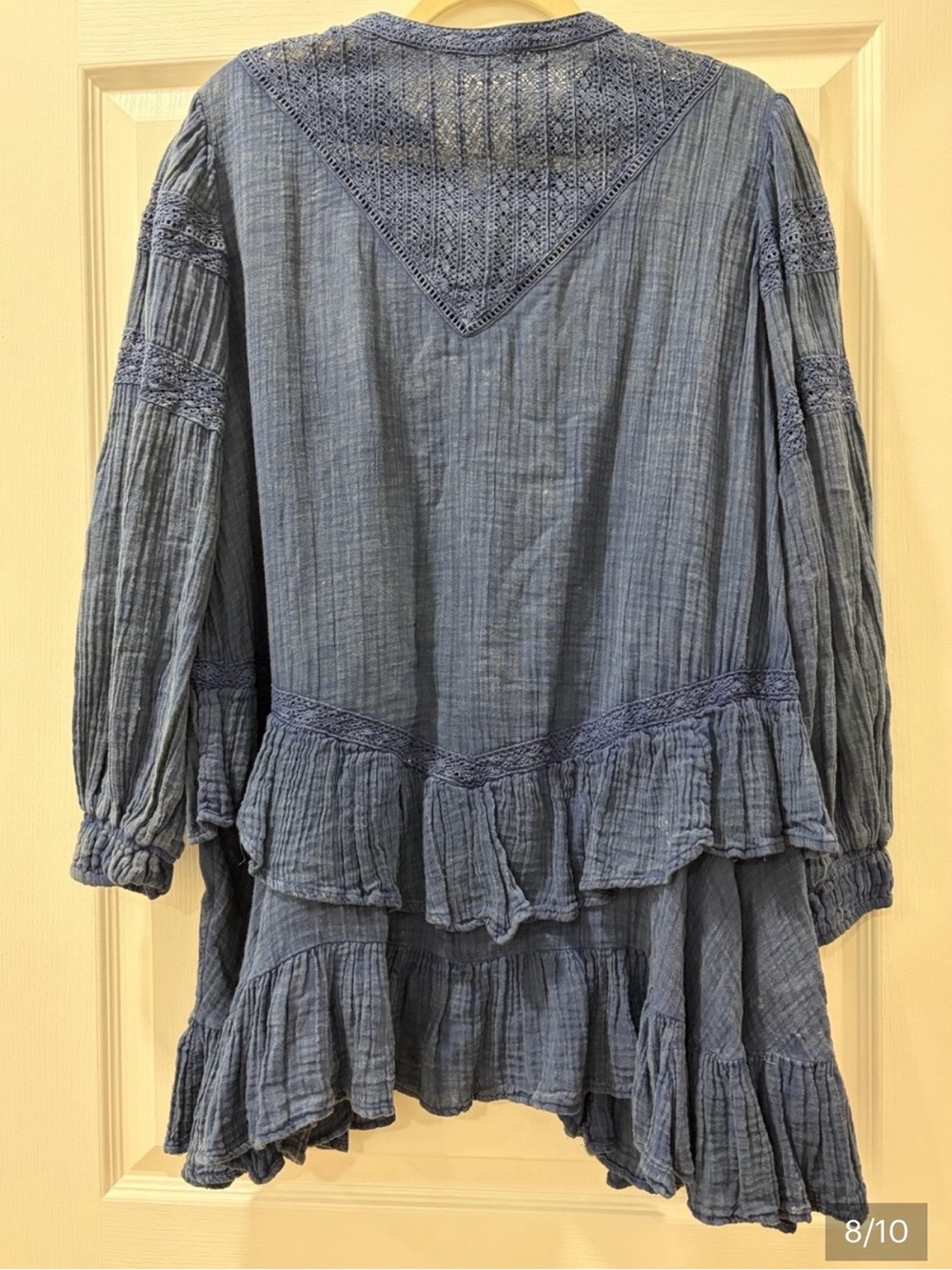 Free People boho tiered dress  size small NWOT - Picture 8 of 10